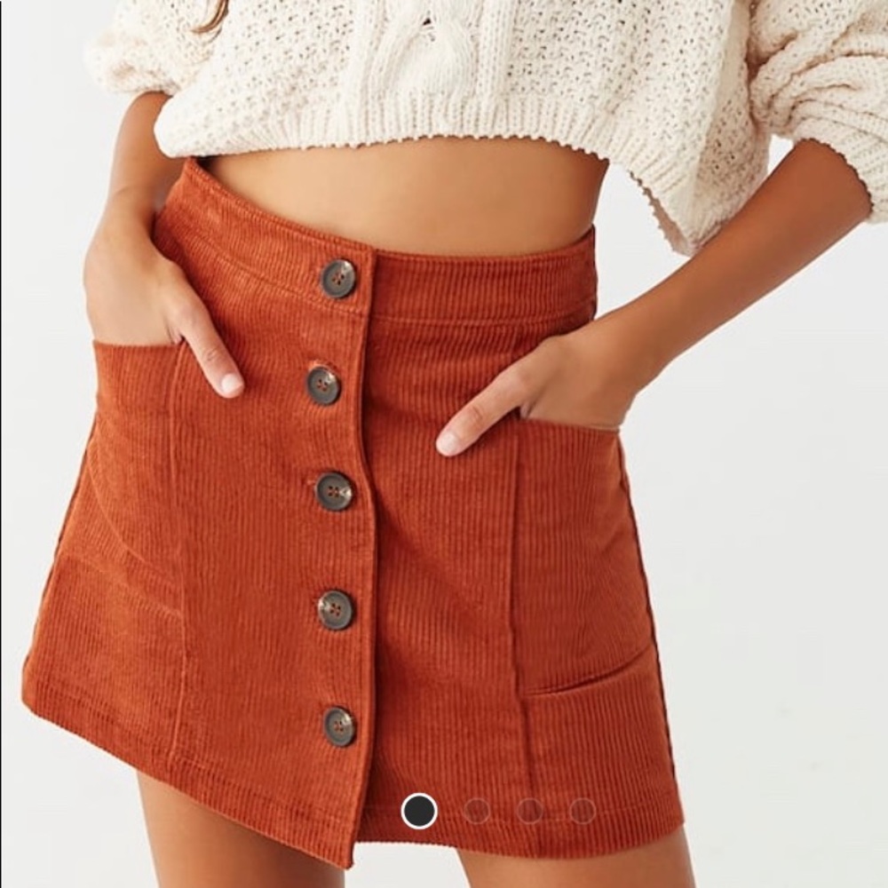 Corduroy skirt